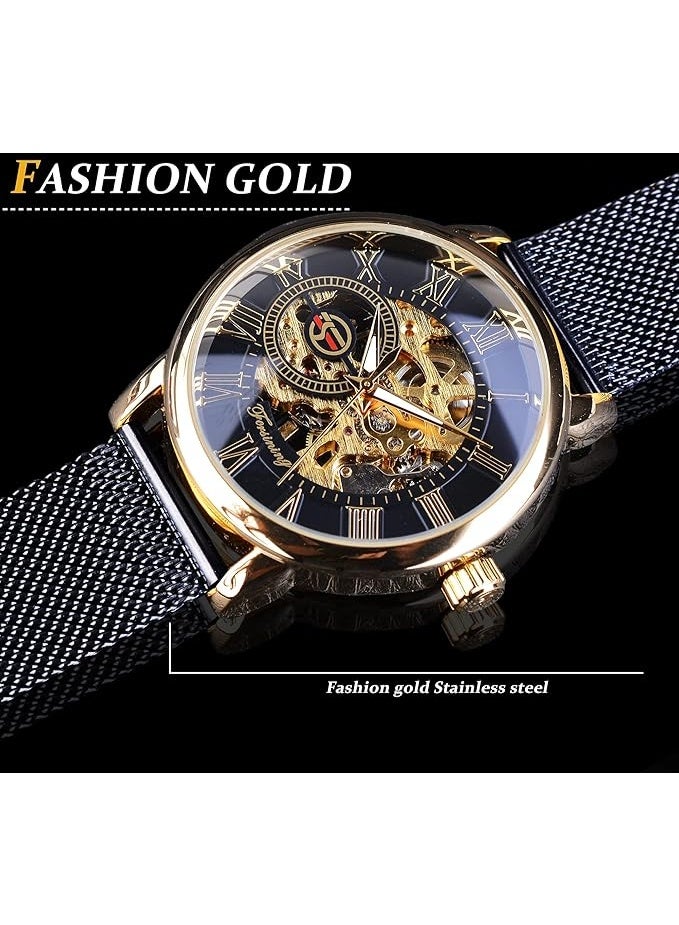 FORSINING Watches for Men Watch Stainless Steel Luxury Luminous Water Resistant Automatic Mechanical Wristwatch 1040 - Image 5